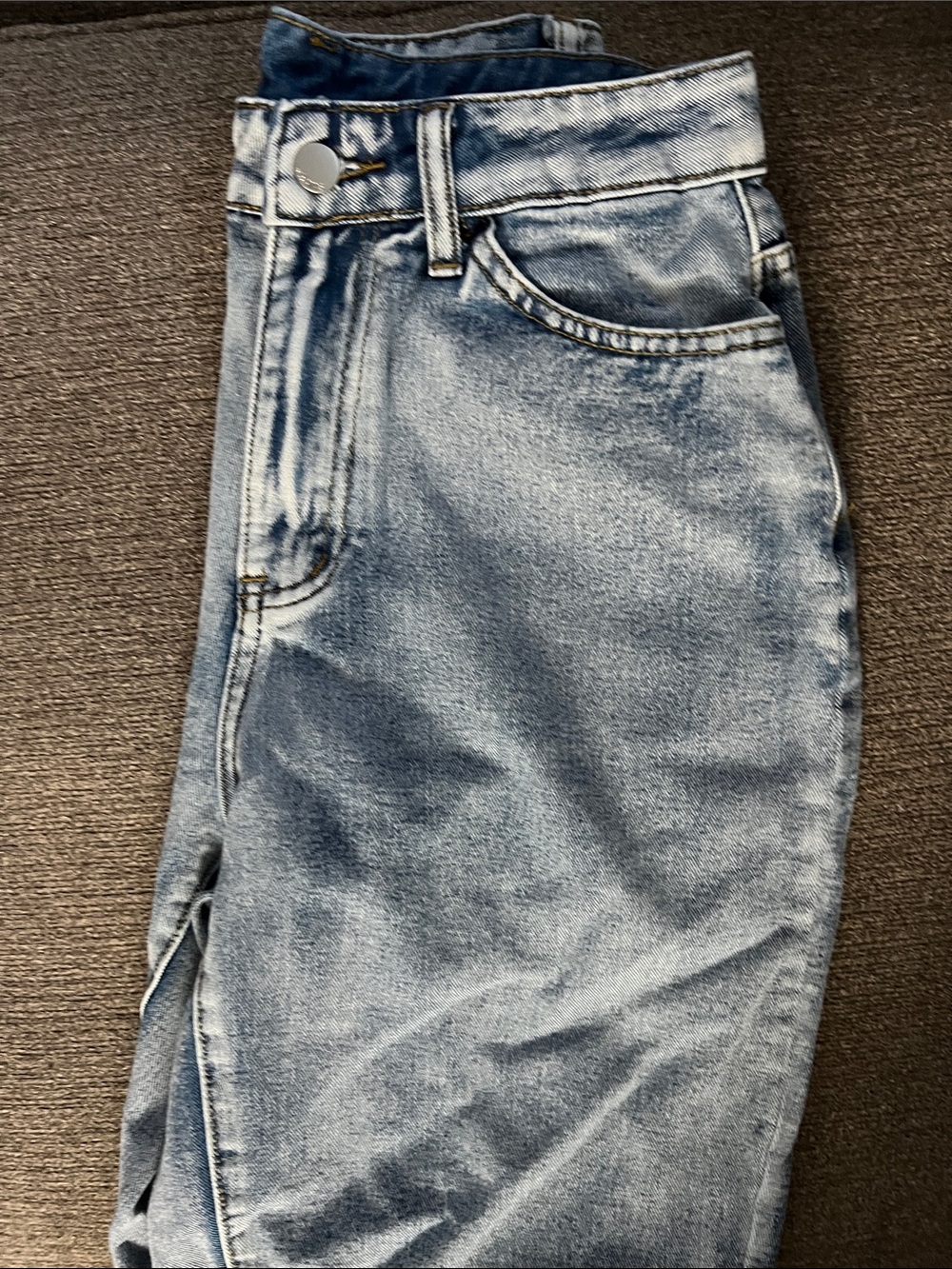 Classic Light Blue Denim Men's Shorts - Picture 5 of 5